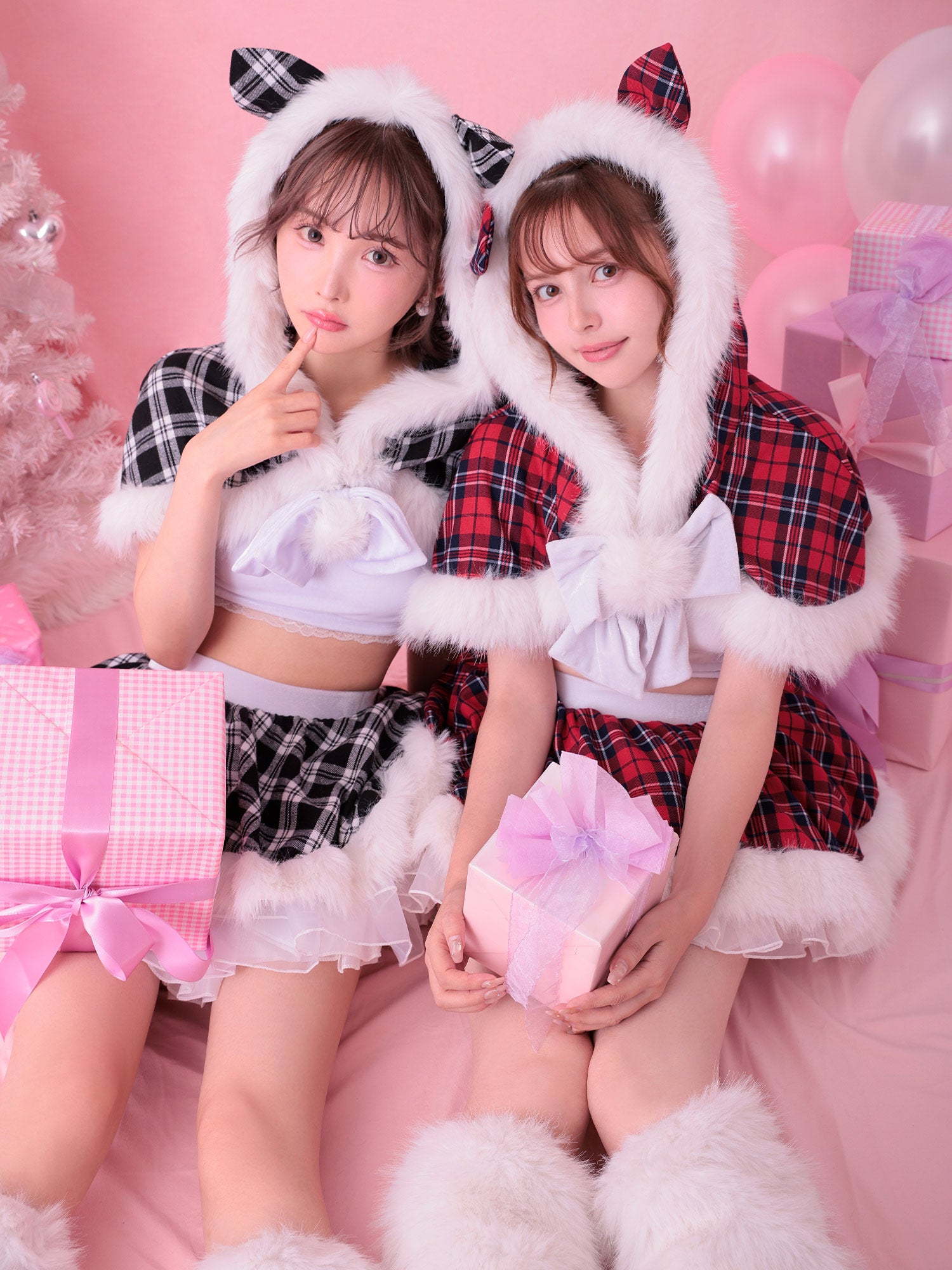【5点セット】vanityME. × MIYANISHIYAMA おてんばキャットサンタ レッド vcsst-23986-2-at