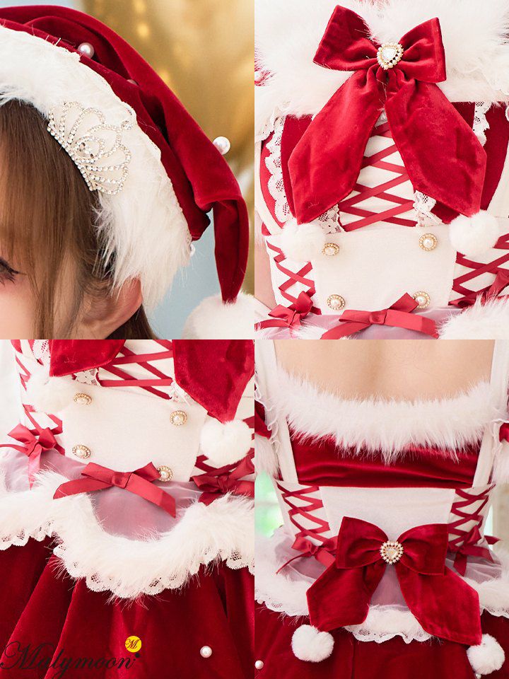 9点セット】Malymoon マリームーン ベルベットフルールパールサンタ