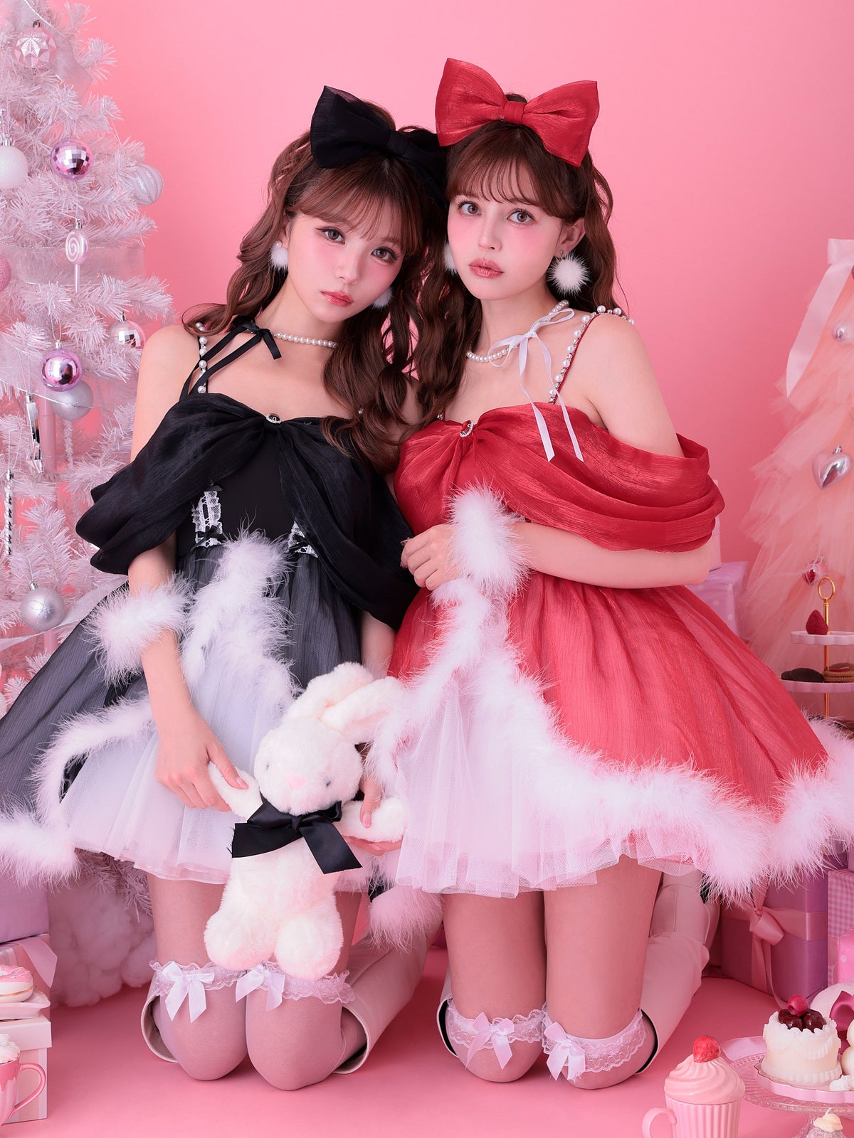 【2点セット】Alice in christmas party アリスインクリスマスパーティー サンタ レッド vcsst-250170-1