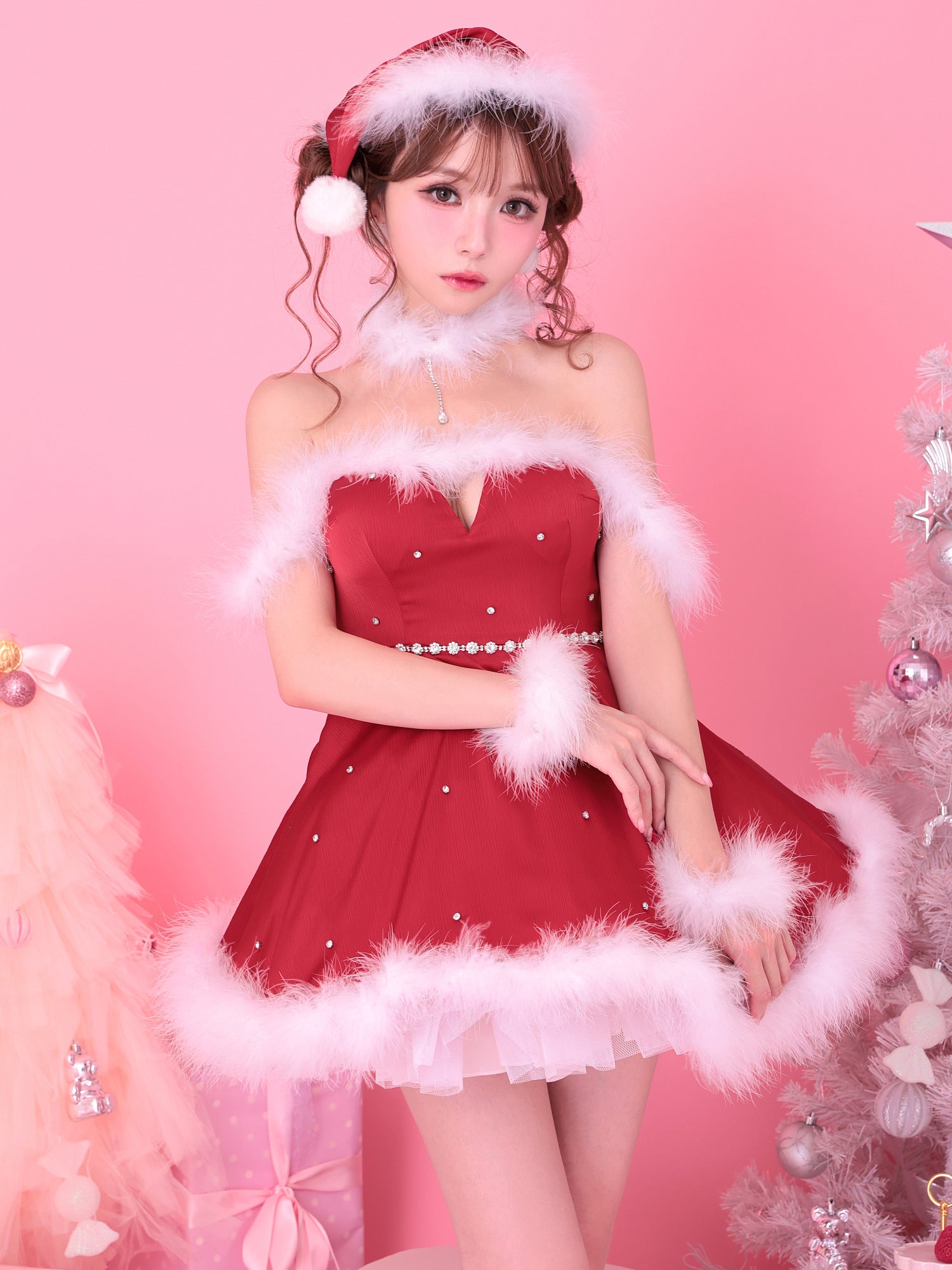 【3点セット】Diamond Stone's Santa ダイヤモンドストーンサンタ レッド vcsst-250171-1