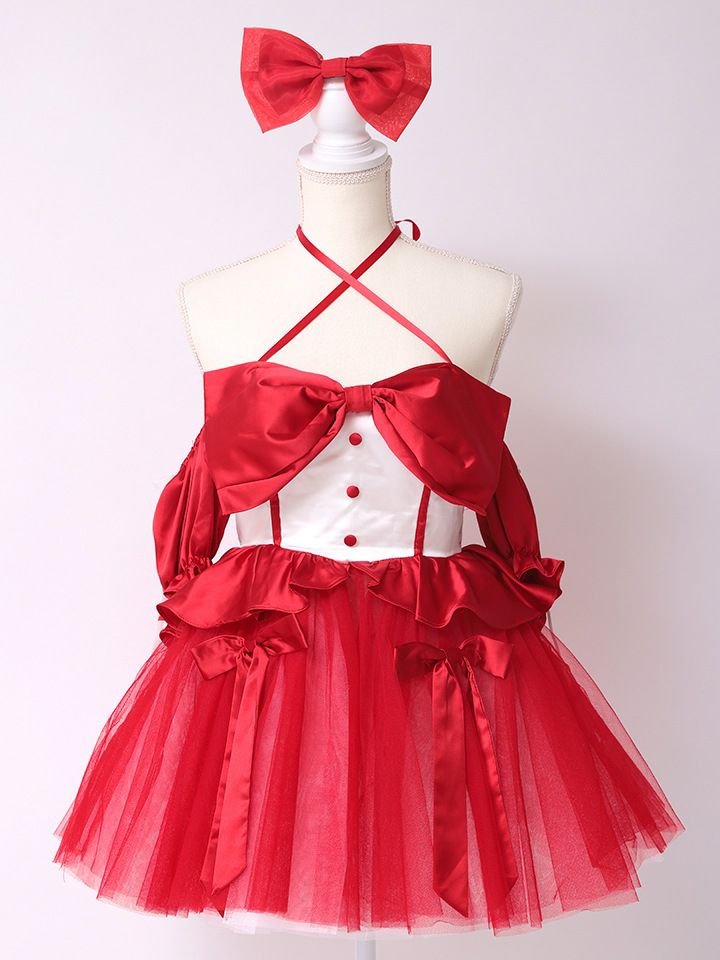 【2点セット】vanityME. × MIYANISHIYAMA 約束ドレス レッド サンタ [みゆちゃん着用]  vcsst-250153-1-my