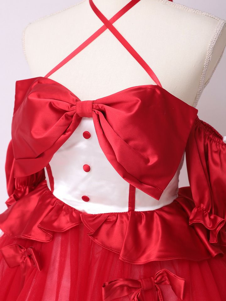 【2点セット】vanityME. × MIYANISHIYAMA 約束ドレス レッド サンタ [みゆちゃん着用]  vcsst-250153-1-my