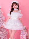 【3点セット】vanityME. × MIYANISHIYAMA ホワイトクリスマスドレス サンタ  [ナナちゃん着用]  vcsst-250152-a-na