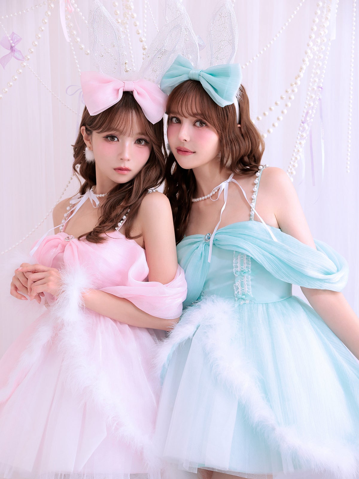 【3点セット】Alice in bunny party アリスインバニーパーティー ピンク vcsbn-250170-3b