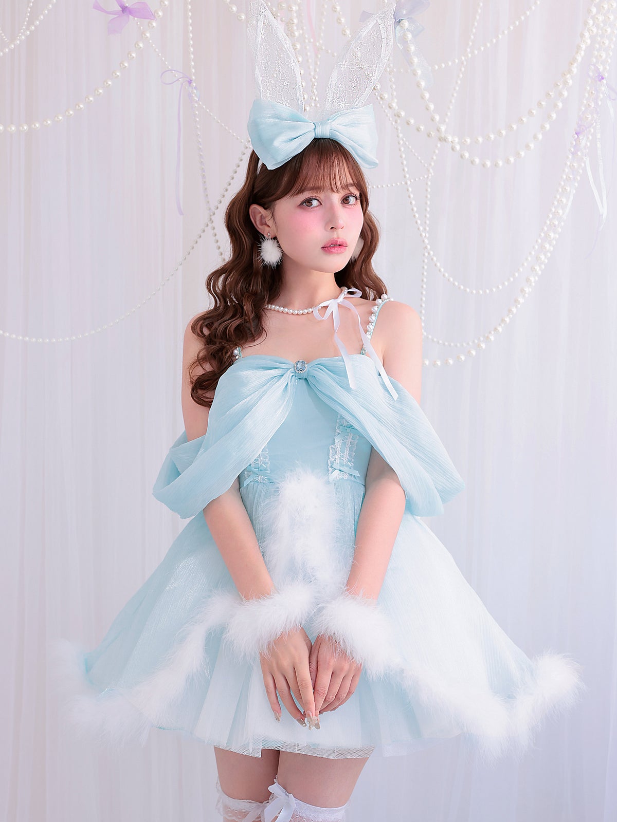【3点セット】Alice in bunny party アリスインバニーパーティー ミント vcsbn-250170-4b