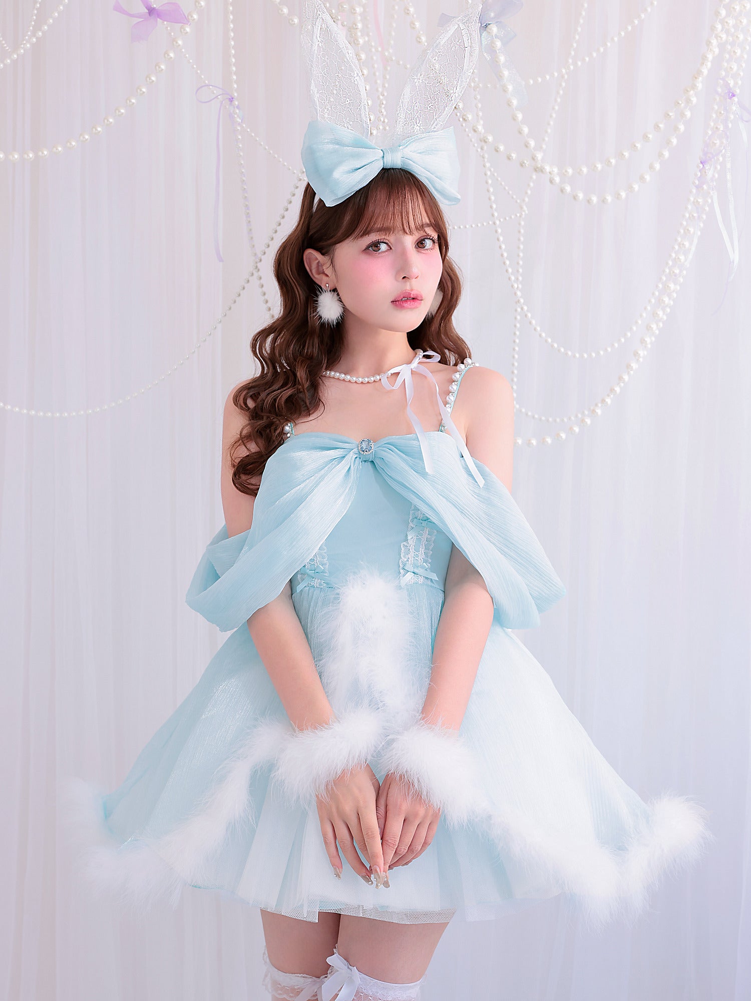 【3点セット】Alice in bunny party アリスインバニーパーティー ミント vcsbn-250170-4b
