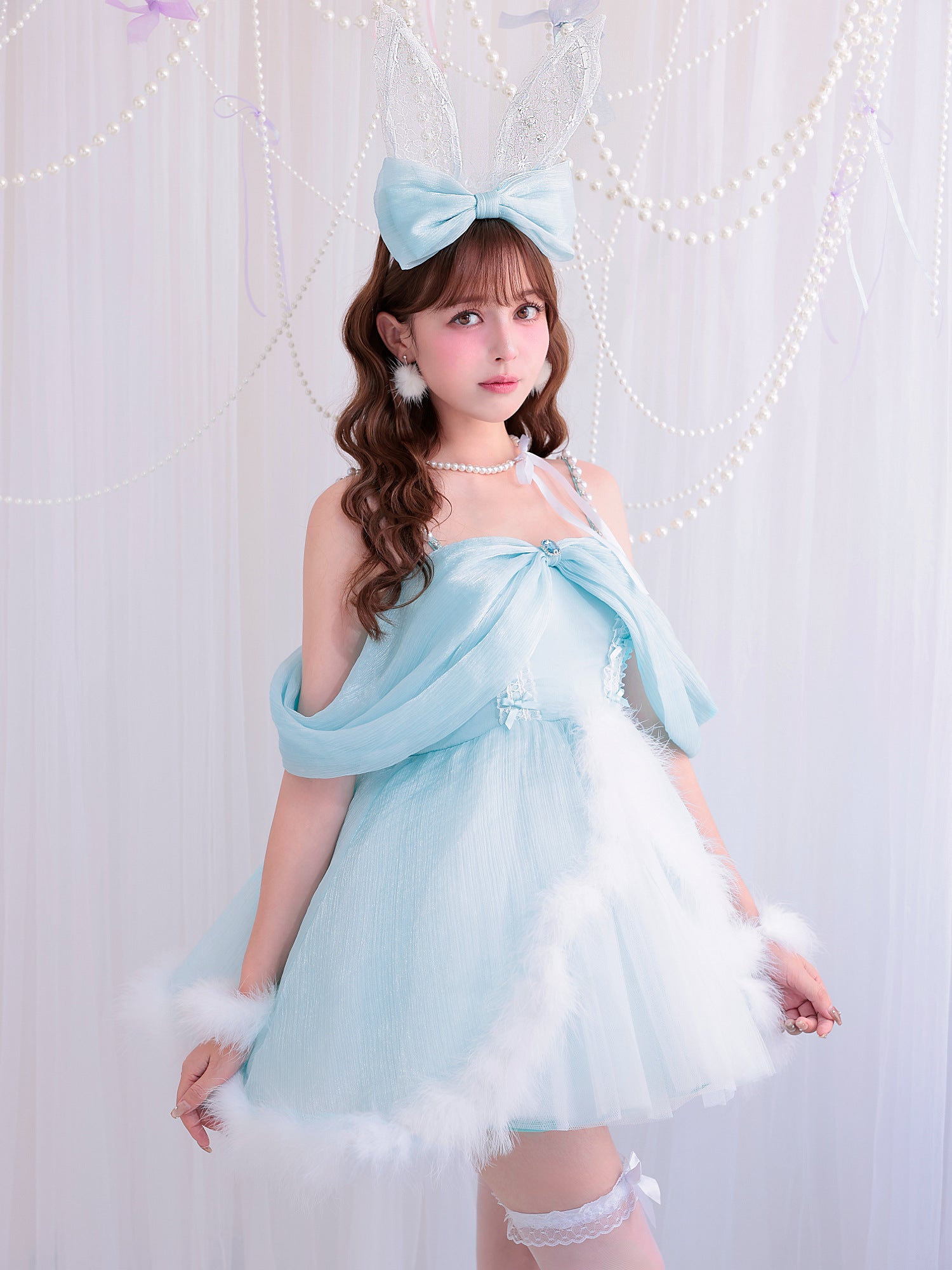 【3点セット】Alice in bunny party アリスインバニーパーティー ミント vcsbn-250170-4b