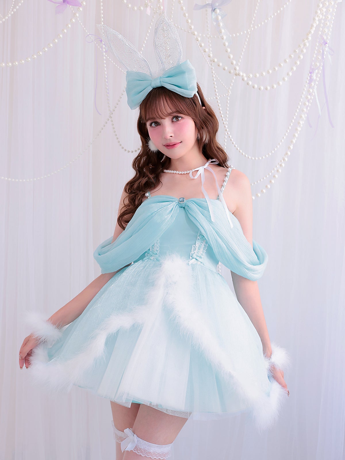 【3点セット】Alice in bunny party アリスインバニーパーティー ミント vcsbn-250170-4b