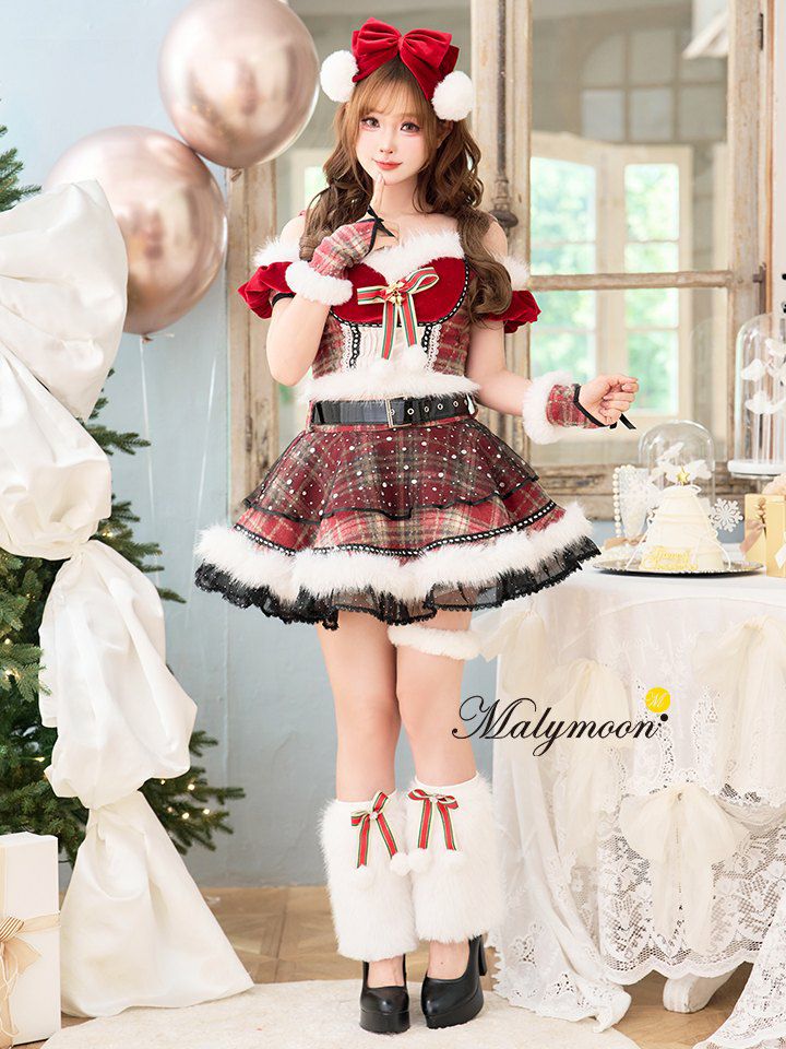 【12点セット】Malymoon マリームーン エトワールクラシックベルサンタ レッド mlcs25070