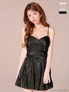 ROBE de FLEURS ローブドフルール 【XSサイズあり】 オーガンジーベアツーピースフレアミニキャバドレス