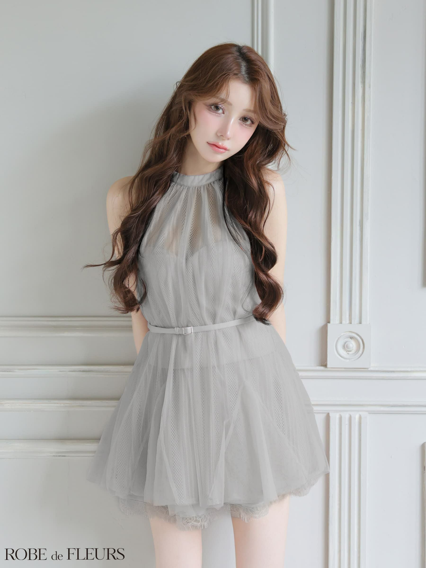 ROBE de FLEURS ローブドフルール 【XSサイズあり】 ハイネック