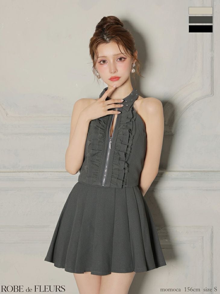ROBE de FLEURS ローブドフルール 【XSサイズあり】レースハイネック