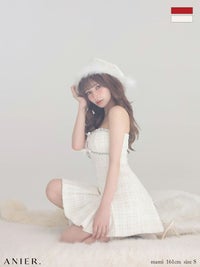 ROBE de FLEURS anier.ROBE ローブドフルール アニエルローブ 【XSサイズあり】 Sparkling Ribbon Bear Dress Santa fm-anier4227-c