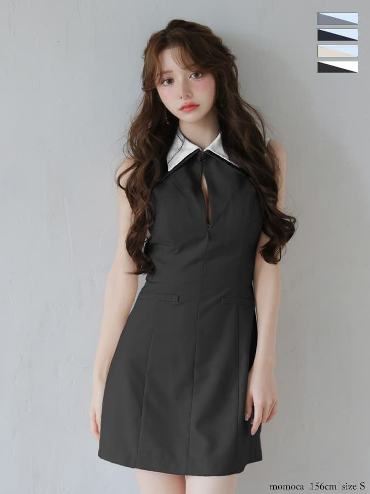ROBE de FLEURS ローブドフルール 【XS～Lサイズあり】襟付き