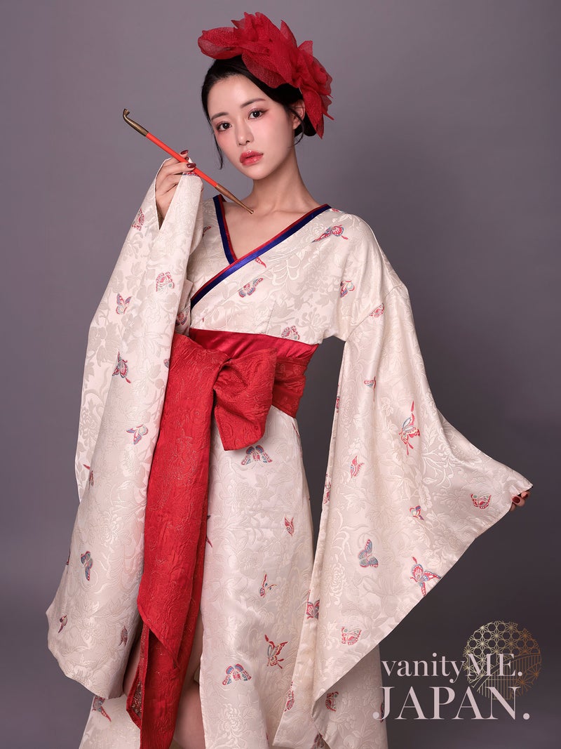 花魁 コスプレ 和柄 本格和装 着物 花魁ドレス 椿 TSUBAKI｜vcsot-250675