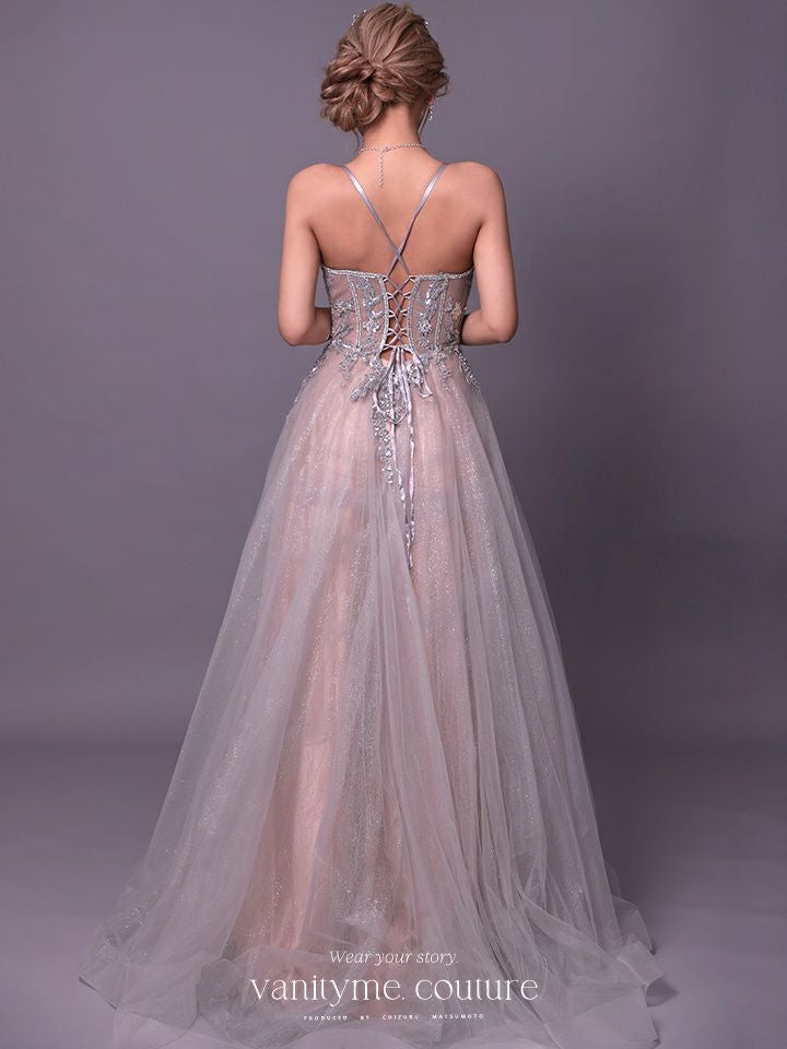 vanityME.couture. バニティミークチュール Eclat Lumiere（エクラ・リュミエール）ロングドレス vctr-l-cc0881