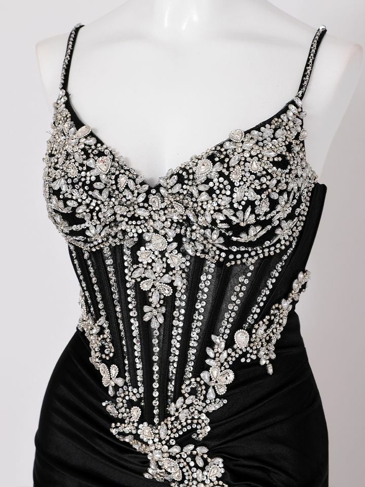 vanityME.couture. バニティミークチュール Eclat Noir（エクラ・ノワール）ロングドレス vctr-l-cm383