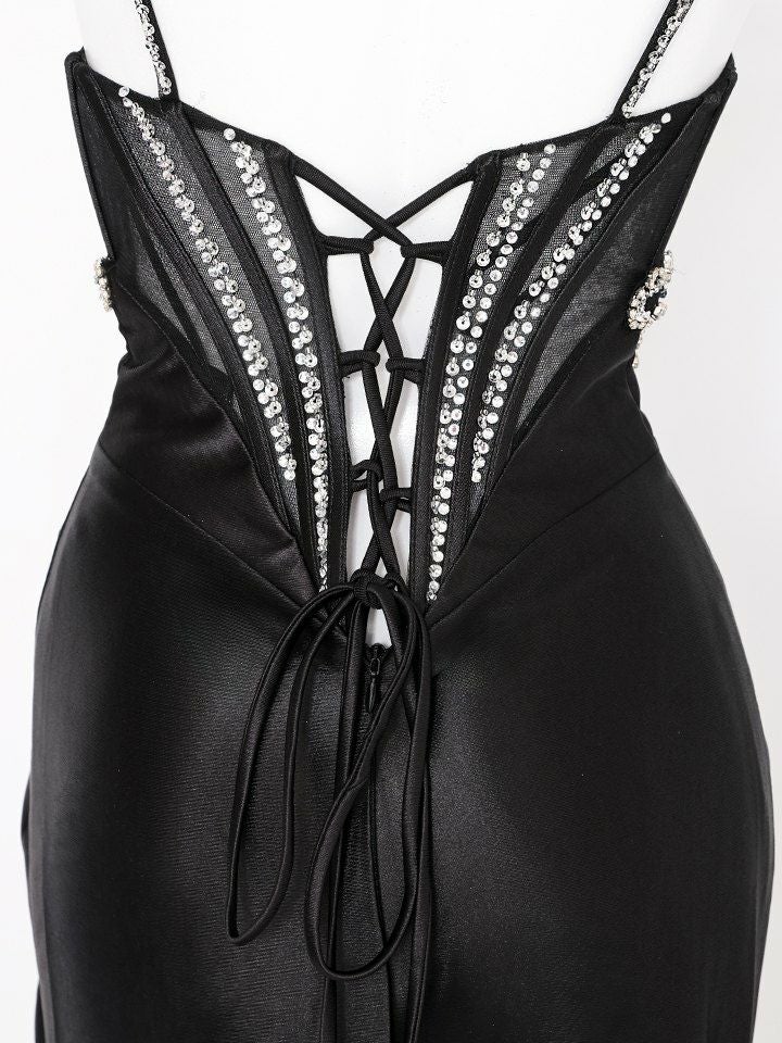 vanityME.couture. バニティミークチュール Eclat Noir（エクラ・ノワール）ロングドレス vctr-l-cm383