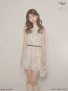 【XSサイズあり】Les fetes de fleurs レフェットデフルール belle bloom mini dress LF4613-c