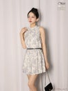 【XSサイズあり】Les fetes de fleurs レフェットデフルール belle bloom mini dress LF4613-c