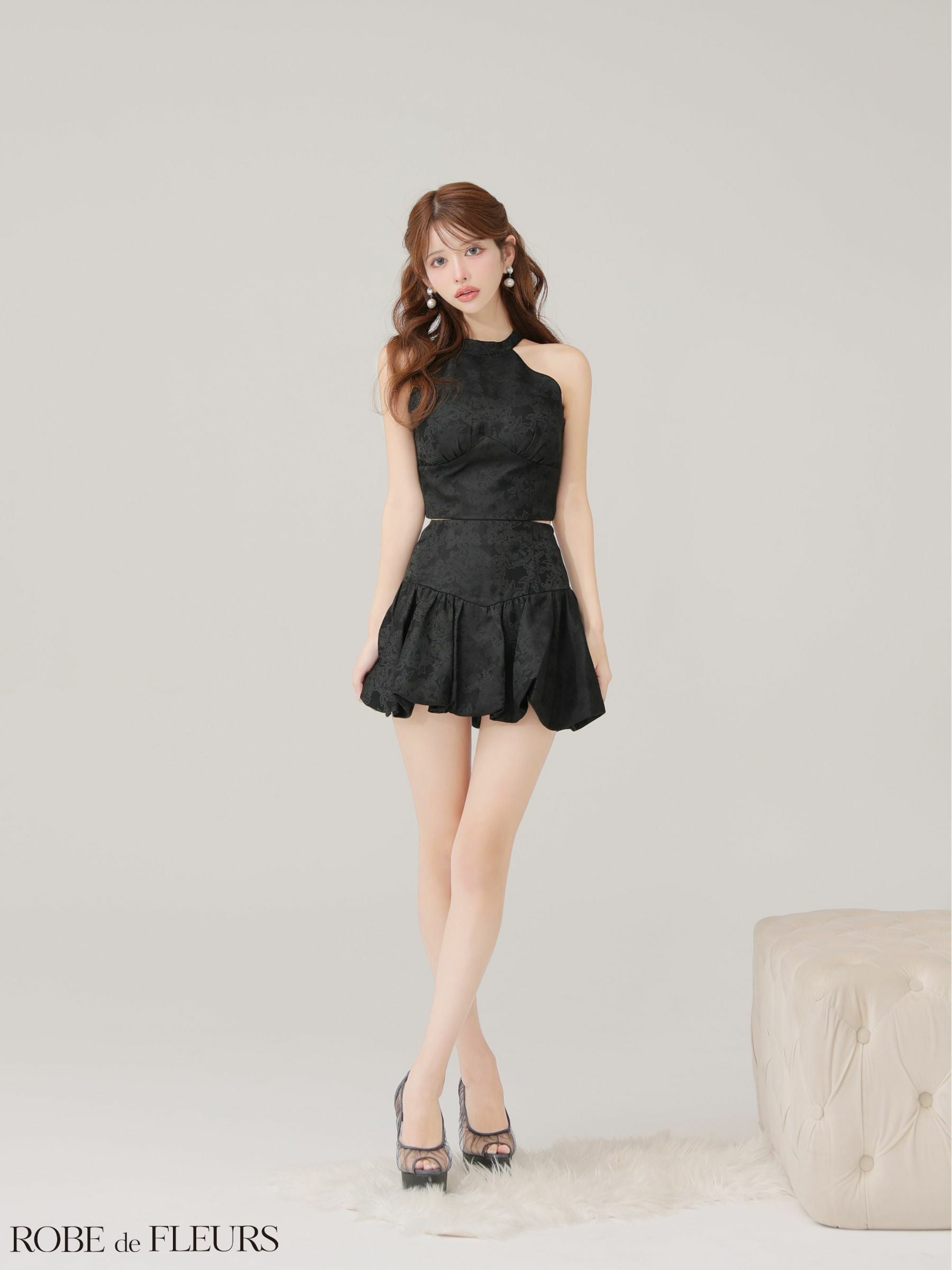 ROBE de FLEURS ローブドフルール 【XSサイズあり】ジャガード