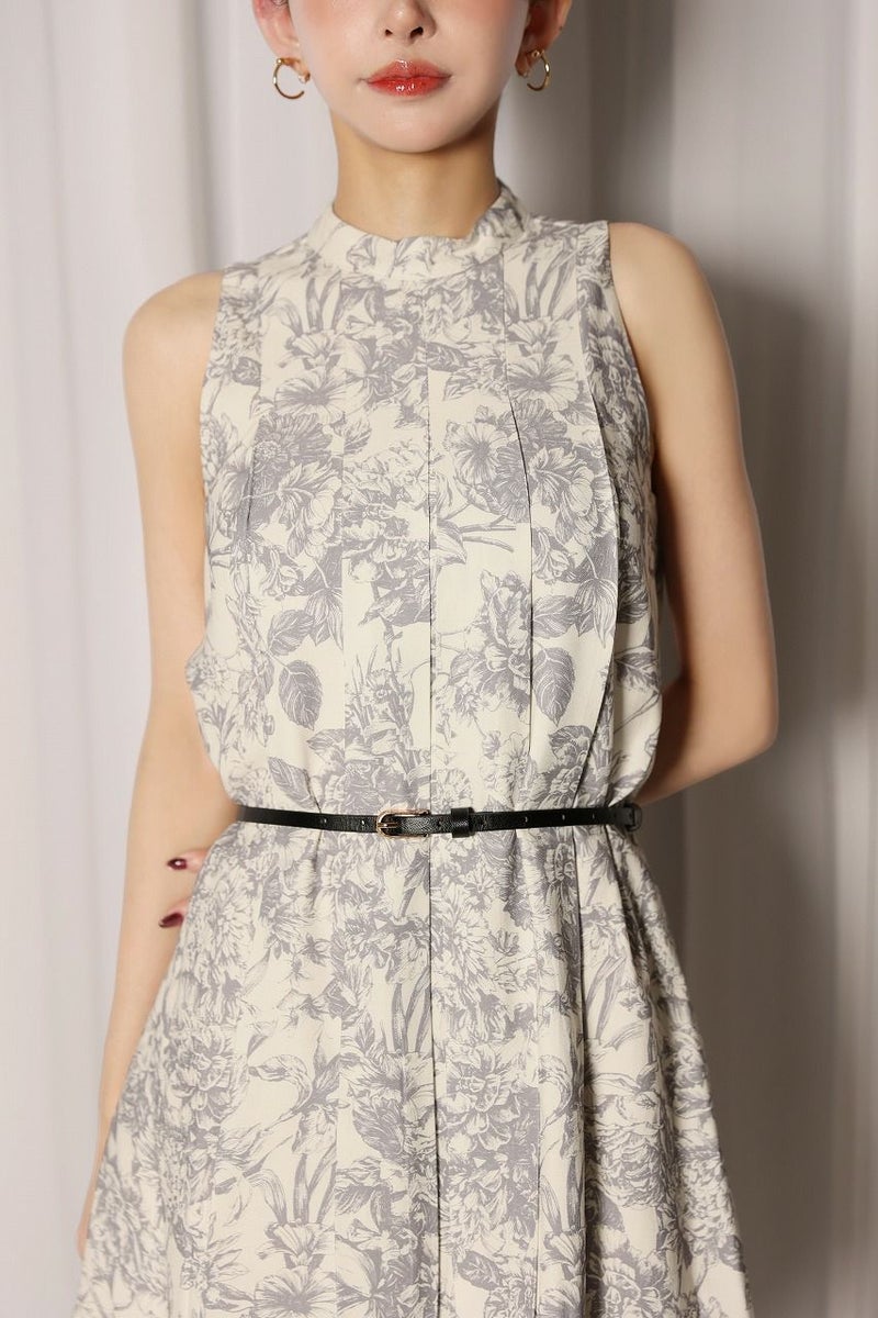 Les fetes de fleurs レフェットデフルール【XSサイズあり】 belle bloom mini dress LF4613