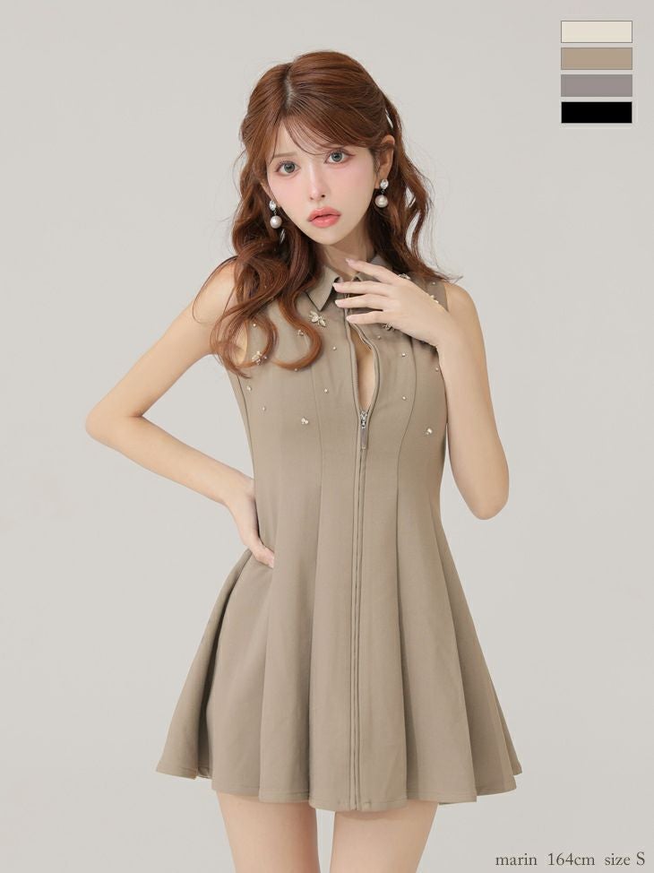 ROBE de FLEURS ローブドフルール 【XS～Lサイズあり】襟付き