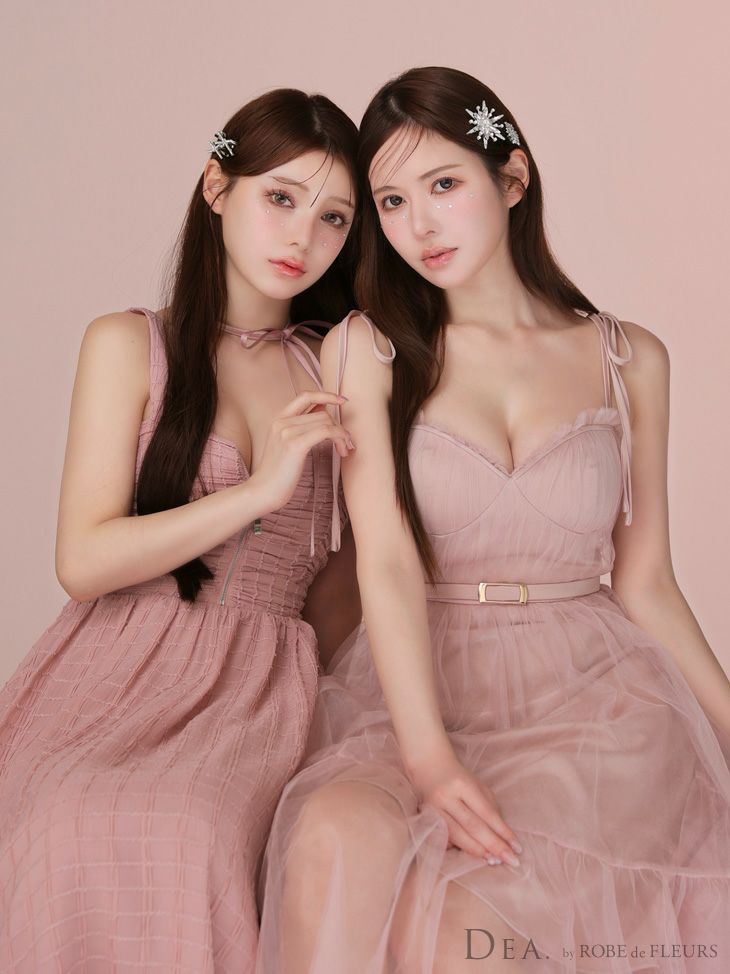 DEA. ディア バイ ローブドフルール ショルダーリボンフレアチュール