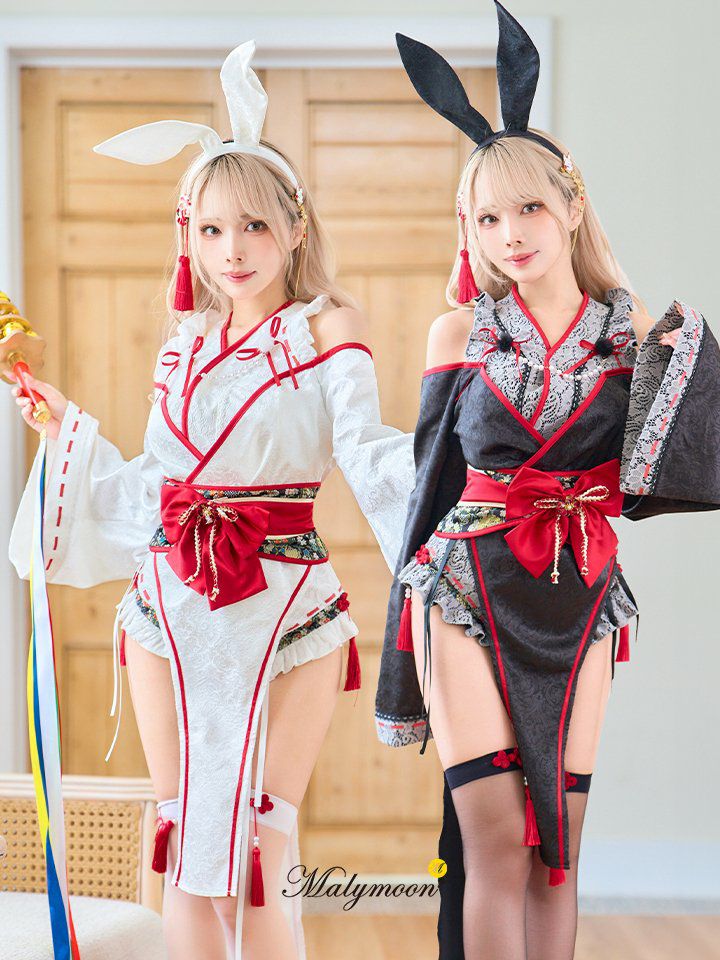 6点セット】Malymoon マリーンムーン 2wayチャイナドレス [レッド