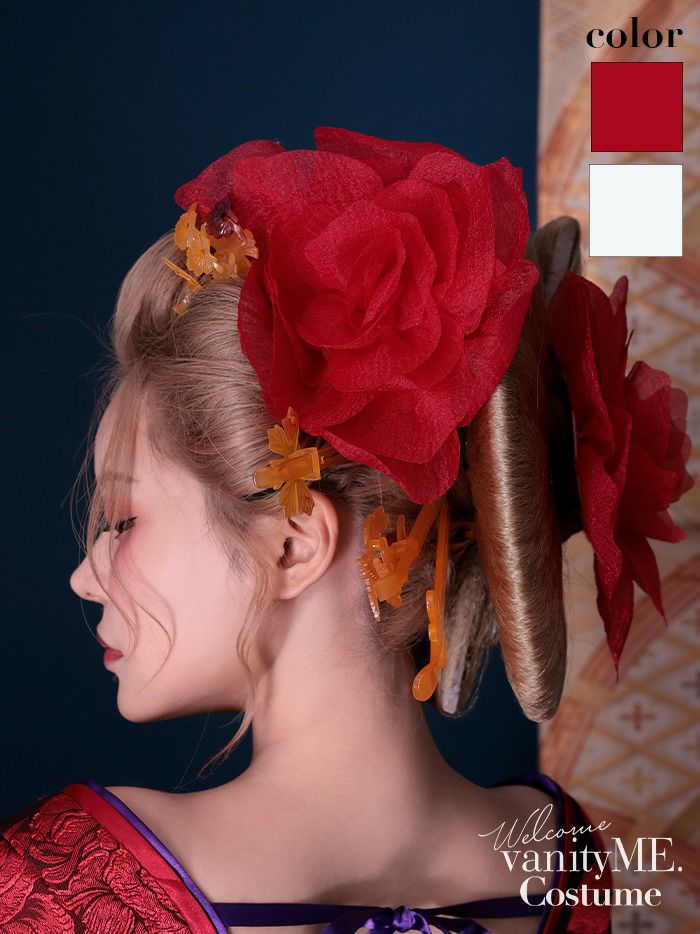 花魁髪飾り 牡丹 