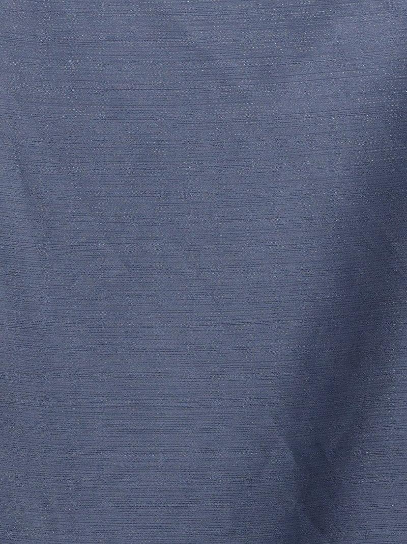 Veautt ヴュート ロングスリーブウエストマーク襟付きフレアミディアムドレス vt082532