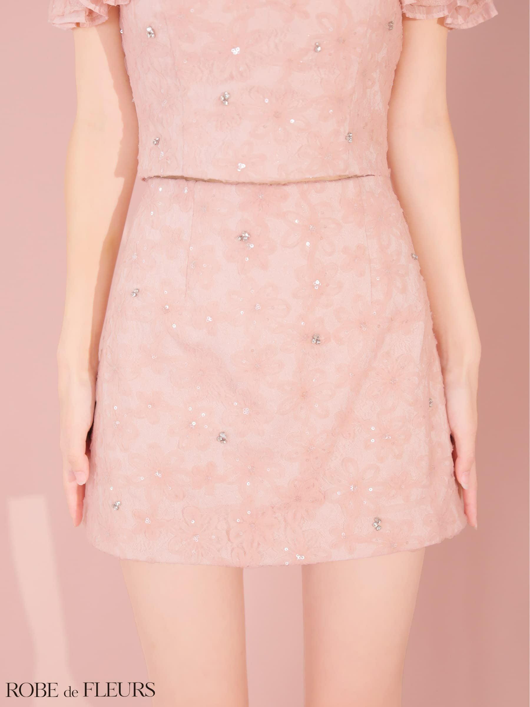 ROBE de FLEURS ローブドフルール 【XSサイズあり】 オフショル