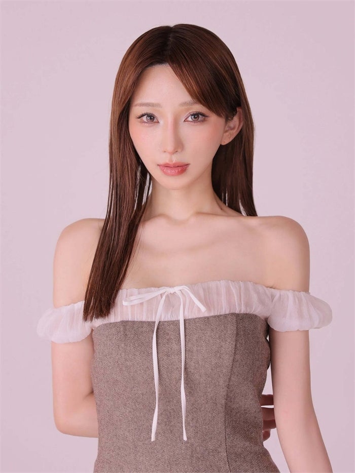 ROBE de FLEURS anier.ROBE ローブドフルール アニエルローブ Glitter flannel off-the-shoulder mini dress fm-anier4058-c