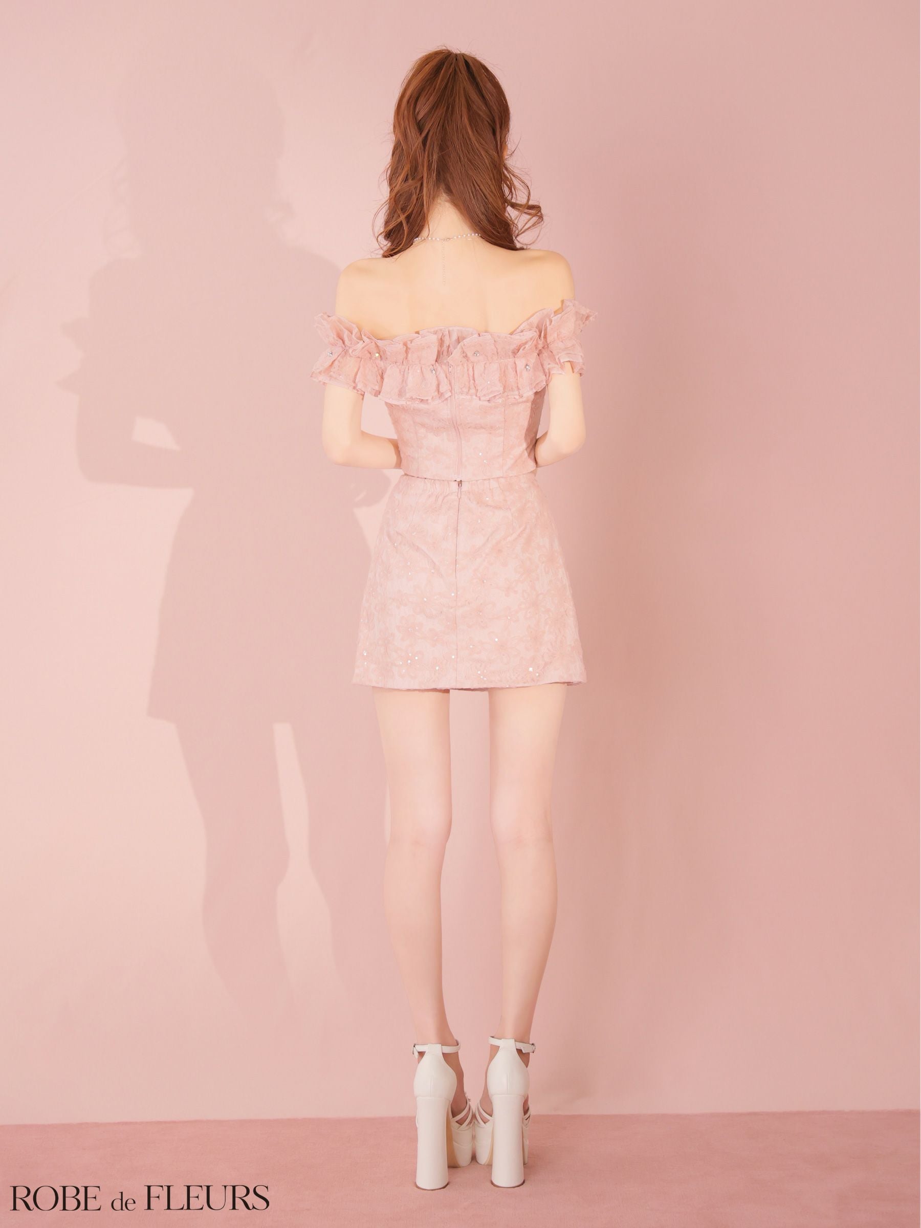 ROBE de FLEURS ローブドフルール 【XSサイズあり】 オフショル