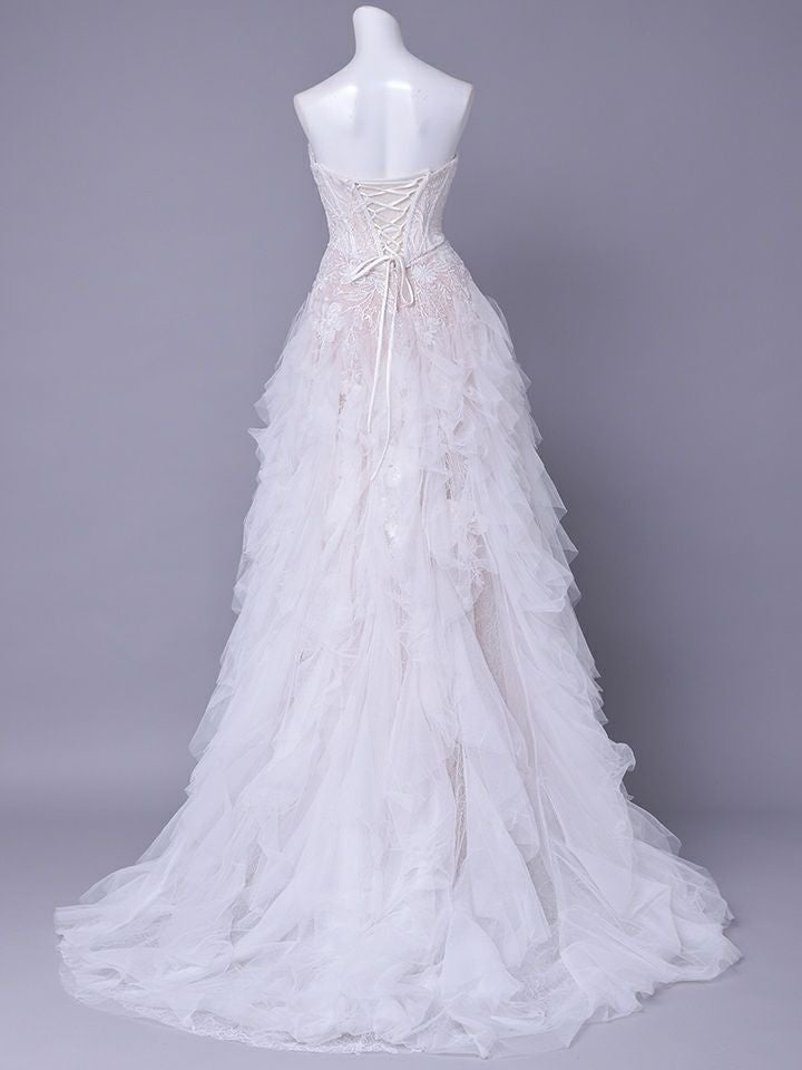 vanityME.couture. バニティミークチュール Blanc Neige Couture ブラン・ネージュ・クチュール ロングドレス 白 ホワイト バースデー vctr-l-wl016