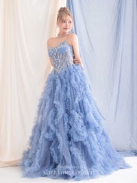 vanityME.couture. バニティミークチュール Rose Bijou Couture ローズ・ビジュー・クチュール ロングドレス ピンク ビジュー フリル バースデー vctr-l-a1483