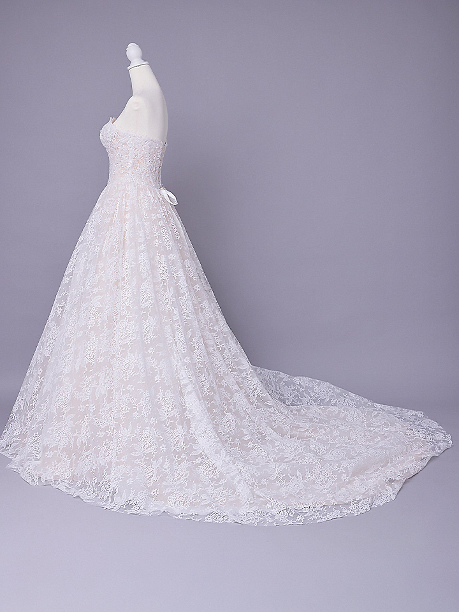vanityME.couture. バニティミークチュール Blanc Dentelle Couture ブラン・ダンテル・クチュール ロングドレス 白 レース ウェディング バースデー vctr-l-wl061