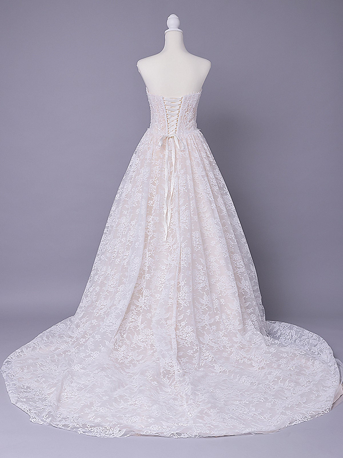 vanityME.couture. バニティミークチュール Blanc Dentelle Couture ブラン・ダンテル・クチュール ロングドレス 白 レース ウェディング バースデー vctr-l-wl061