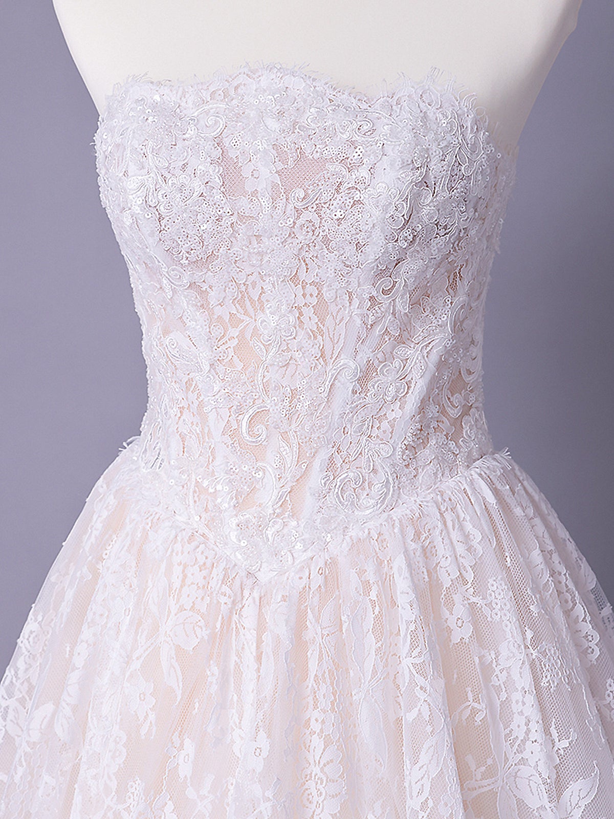 vanityME.couture. バニティミークチュール Blanc Dentelle Couture ブラン・ダンテル・クチュール ロングドレス 白 レース ウェディング バースデー vctr-l-wl061