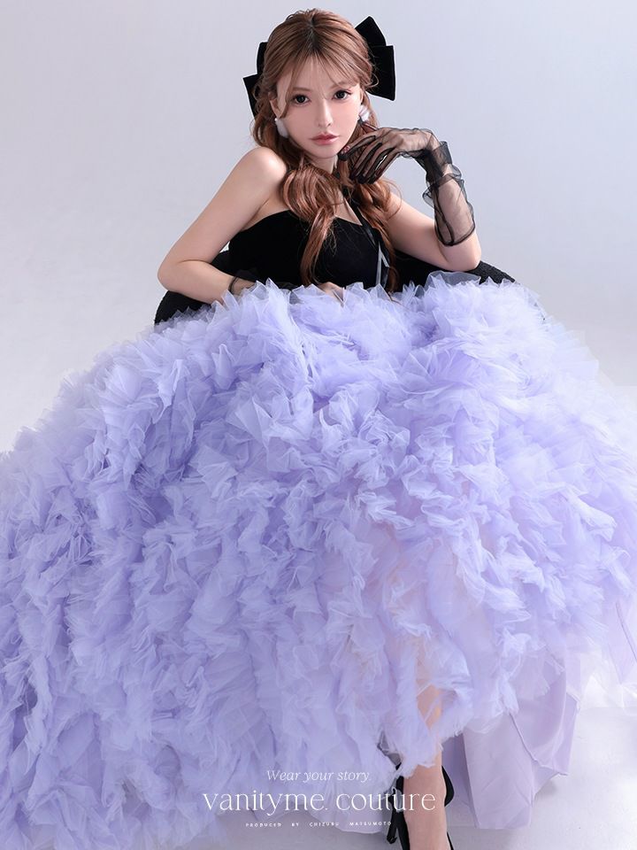 vanityME.couture. バニティーミークチュール Quartz Ruffle Couture