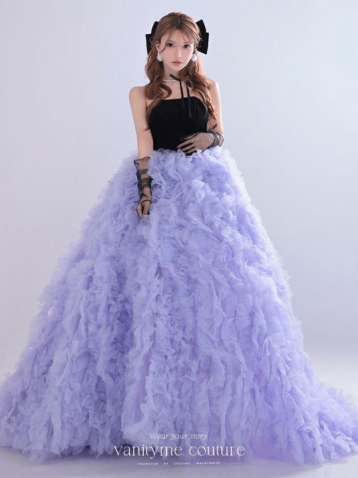 vanityME.couture. バニティーミークチュール Quartz Ruffle Couture
