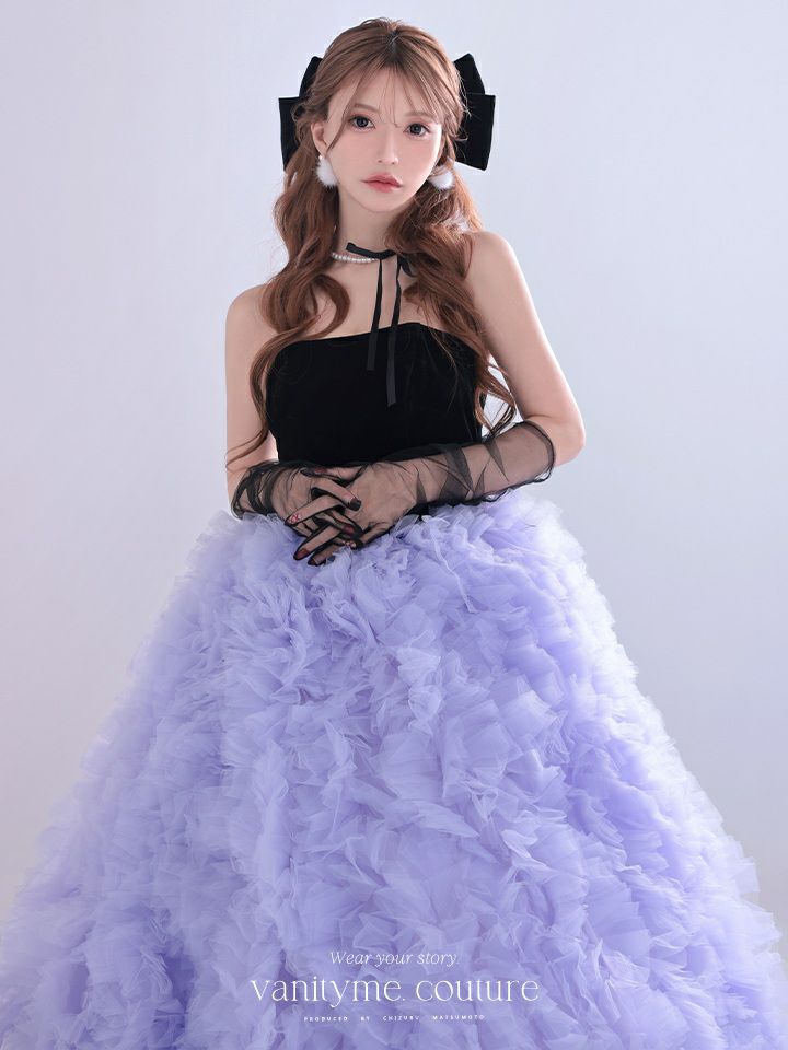vanityME.couture. バニティーミークチュール Quartz Ruffle Couture