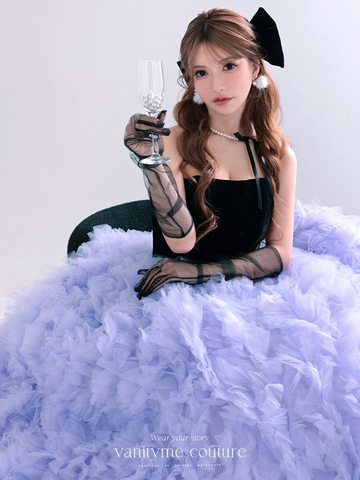 vanityME.couture. バニティーミークチュール Quartz Ruffle Couture