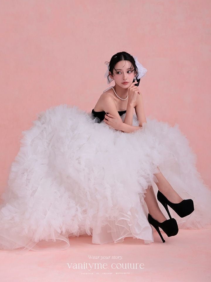 vanityME.couture. バニティーミークチュール Quartz Ruffle Couture