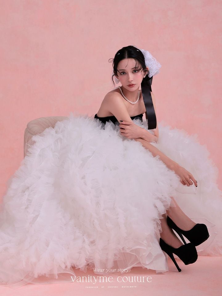 vanityME.couture. バニティーミークチュール Quartz Ruffle Couture