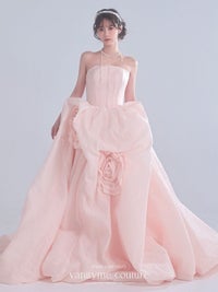vanityME.couture. バニティミークチュール Lilas Rose Couture リラ・ローズ・クチュール ロングドレス バースデー ピンク 薔薇 プリンセス vctr-t-25081-1