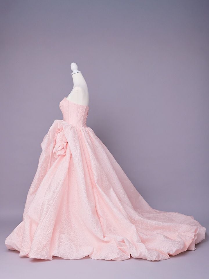 vanityME.couture. バニティミークチュール Lilas Rose Couture リラ・ローズ・クチュール ロングドレス バースデー ピンク 薔薇 プリンセス vctr-t-25081-1