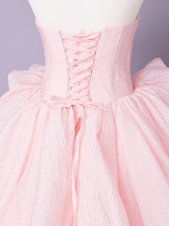 vanityME.couture. バニティミークチュール Lilas Rose Couture リラ・ローズ・クチュール ロングドレス バースデー ピンク 薔薇 プリンセス vctr-t-25081-1