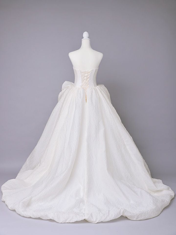 vanityME.couture. バニティミークチュール Blanc Rose Couture ブラン・ローズ・クチュール ロングドレス バースデー 白 薔薇 プリンセス vctr-t-25081-2