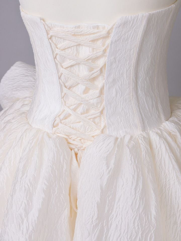 vanityME.couture. バニティミークチュール Blanc Rose Couture ブラン・ローズ・クチュール ロングドレス バースデー 白 薔薇 プリンセス vctr-t-25081-2